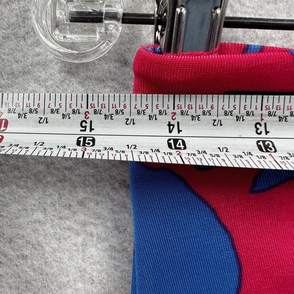 Free People Halter‎ Dress Womens SMALL Pink Blue Hawaiian Tropical Beach Midi - Picture 13 of 14